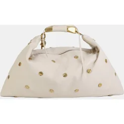 Bolso hobo tachas textura