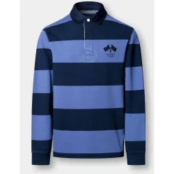 Polo de hombre rugby lrc back patch fit clásico