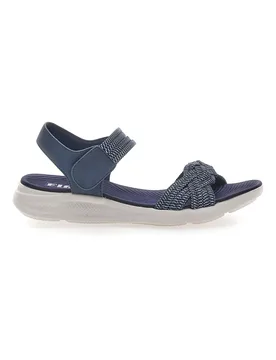 Sandali Navy con Velcro e Fascia Elastica Intrecciata 3 40 - FIRST ACTIVE - FashionsVida