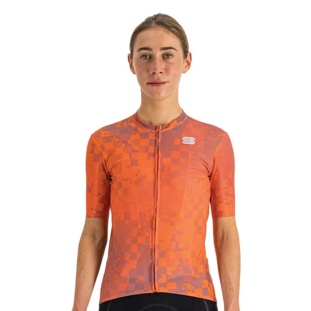 Maglia A Maniche Corte Rocket Pompelmo / Mauve - Sportful - FashionsVida
