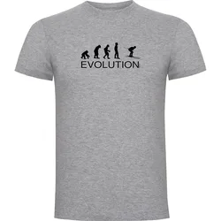 T-shirt à Manches Courtes Evolution Ski Heather Grey M