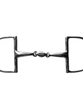 D-Ringtrense, Edelstahl, 16mm, doppelt gebrochen 14,5 - Stübben Steeltec - FashionsVida