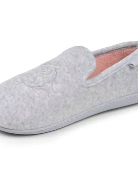 Chaussons charentaises Gris chiné gris chiné 39 - Isotoner - FashionsVida
