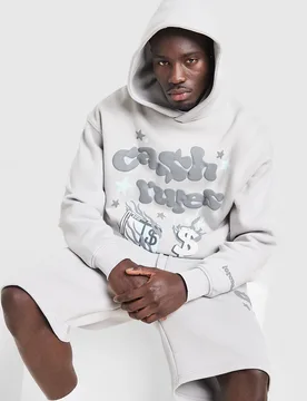 Cash Hoodie - Herren, Grau - male - Size: XS - Lorenzo - FashionsVida