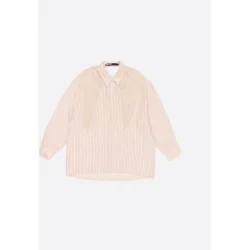 Camisa de mujer 100% algodón de rayas