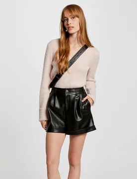 Jersey de mujer de manga larga con escote en V - Morgan - FashionsVida