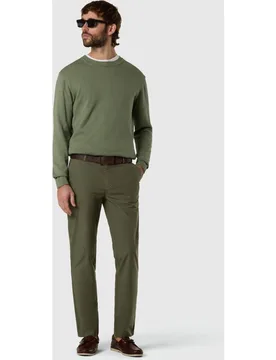 Pantalón chino de hombre en popelín elástico - North Sails - FashionsVida