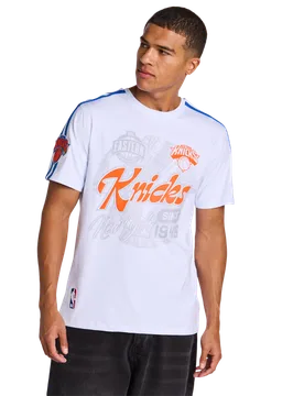 NBA Men T-Shirts - White - Size L - Cotton Jersey - White - Size: Large - Pro Standard - FashionsVida