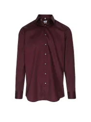 Hemd Regular Fit dunkelrot 42 Herren