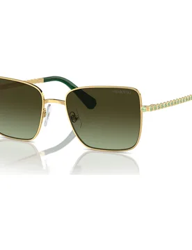 Occhiali da sole, Forma quadrata, SK7015, Tono dorato OS - Swarovski - FashionsVida