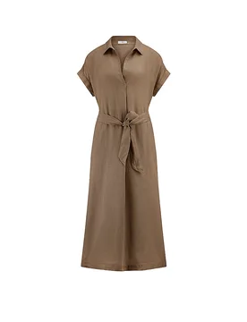 Riani Abito di lino marrone 40 - Riani - FashionsVida