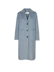 Comma Cappotto di lana azzurro S