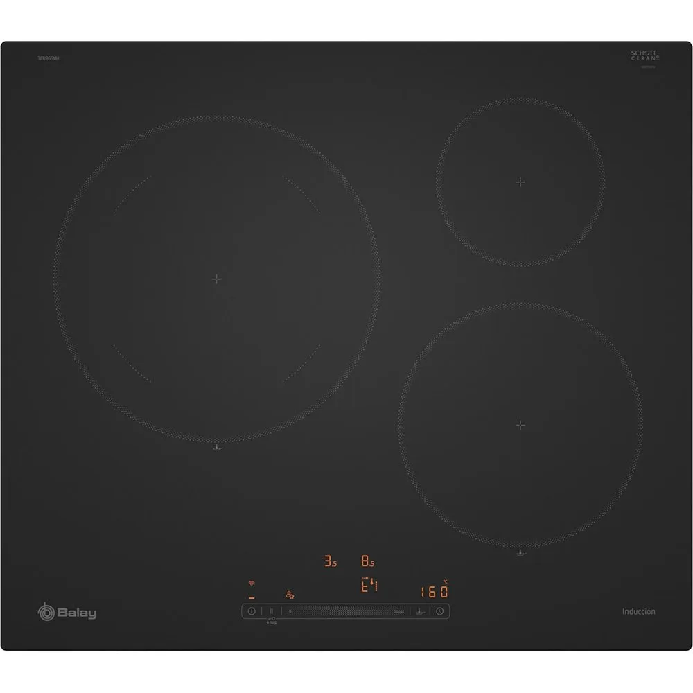 Placa de inducción , 60 cm, Control de temperatura del aceite, - 3EB965MH - Balay - FashionsVida