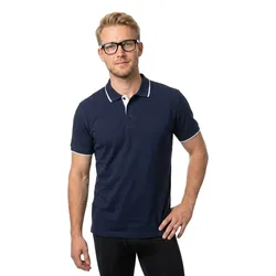 Eik Short Sleeve Polo SR Navy M Men