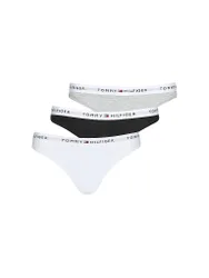 Slips 3er Pkg. black / white / grey schwarz M Damen
