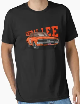 General L 01 80s vintage tv show Dukes Of Hazzard General Lee printed t shirt for men large size tops S-6xl - Aliexpress - FashionsVida