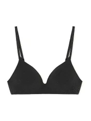 Reggiseno senza ferretto WIRELESS PLUNGE BRA black nero 36C