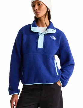 Cragmont snap forro polar mujer Azul (L) - The North Face - FashionsVida