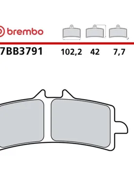 Pastiglie Freno Moto Originali Genuine Anteriori GENU taglia un - Brembo - FashionsVida