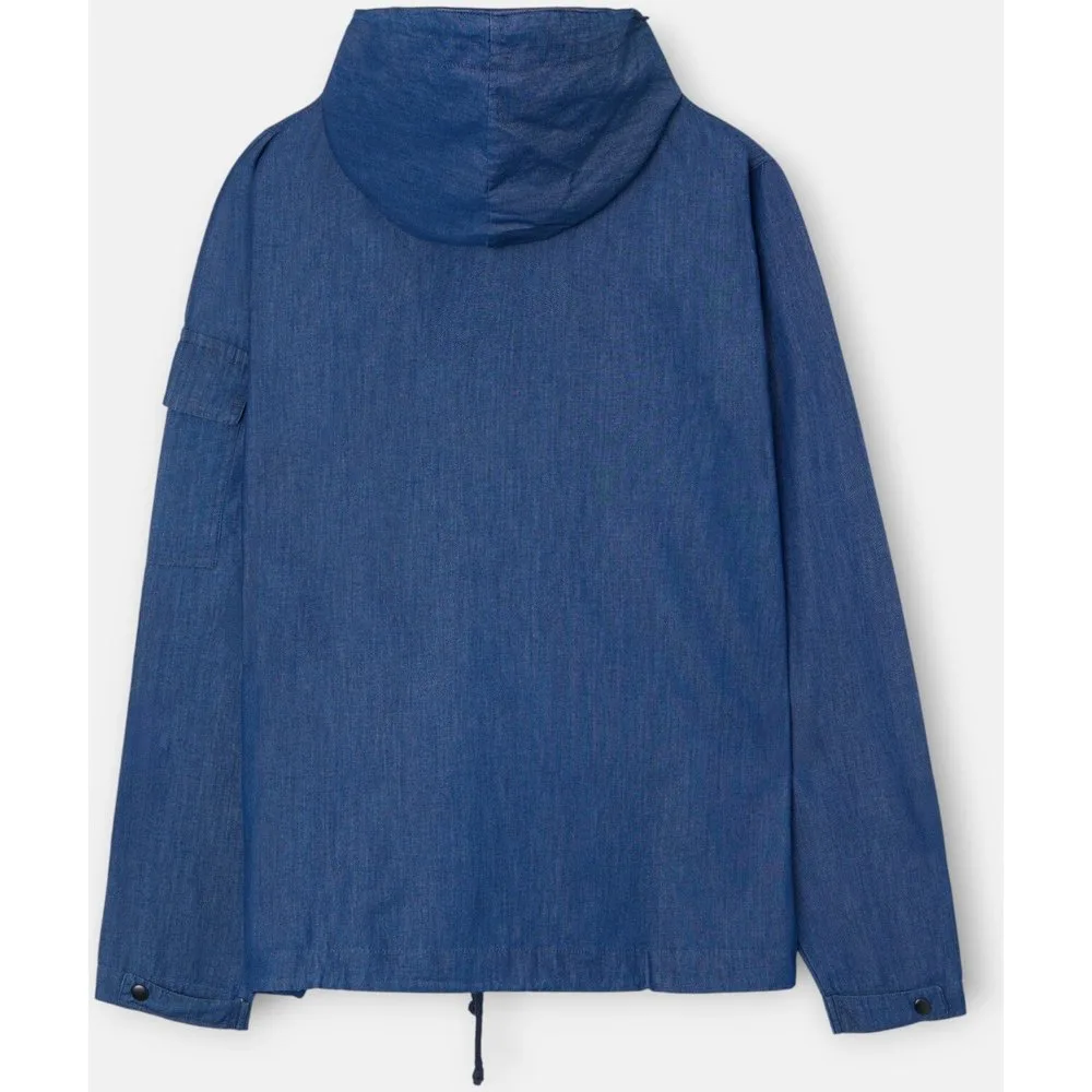 Cortavientos de hombre denim capucha - Silbon - FashionsVida