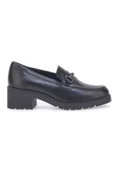 Mocassino in Vera Pelle Nera 85105 38