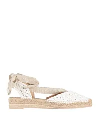 Espadrilles Damen Weiß 37 Damen