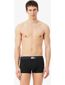 Pack de 3 calzoncillos de algodón con logo en la cintura - Lacoste - FashionsVida