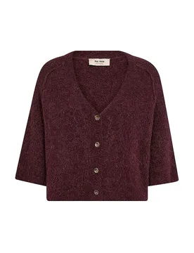 Cardigan MMTHORA rosso scuro XS - Mos mosh - FashionsVida