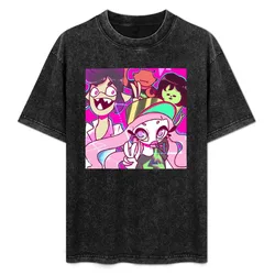 Chirpy Chips T-Shirt Basic Plain Short Sleeve Crew Neck Tee