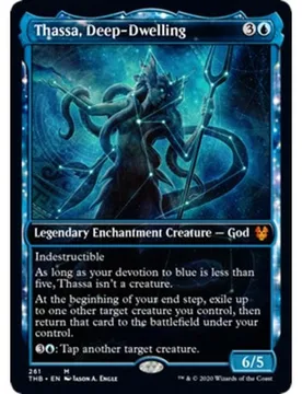 Thassa, Deep-Dwelling (Showcase Frame) (foil) Theros Beyond Death - Magic: The Gathering - FashionsVida