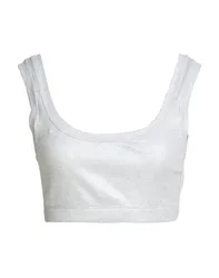 Top Mujer Gris perla M Mujer