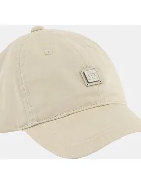 Gorra de mujer lisa con logo placa - Armani Exchange - FashionsVida