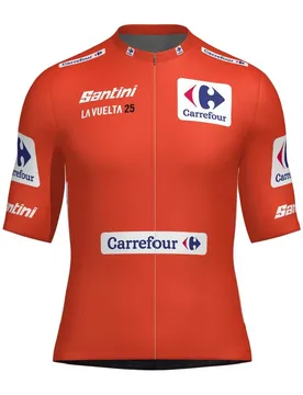 Maillot à Manches Courtes La Vuelta Leader - Santini - FashionsVida
