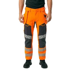 Pantalon 3/4 Accelerate Safe 19049 Hi-Vis Orange / Dark Navy 52