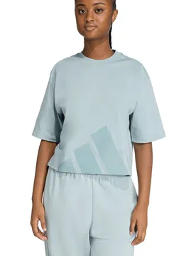 Essentials big logo camiseta manga corta mujer Verde (S) - Adidas - FashionsVida
