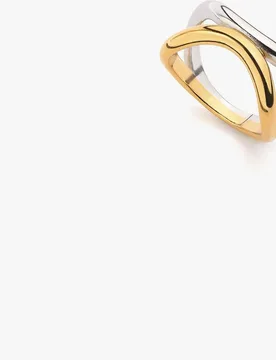 Anillo de acero inoxidable asimétrico - Parfois - FashionsVida