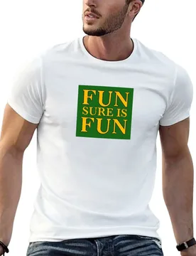 Fun sure is fun! T-Shirt t shirts for man graphic funny cotton t shirts high quality t shirts for man pack white T-shirt - Aliexpress - FashionsVida