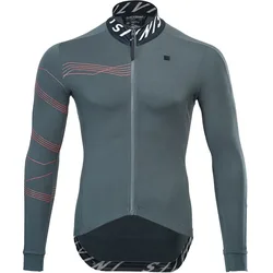 Maglia A Maniche Lunghe Varano Charcoal / Ruby