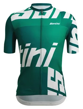 Maillot à Manches Courtes Karma Logo - Santini - FashionsVida