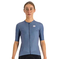Maglia A Maniche Corte Checkmate Berry Blue / Mauve