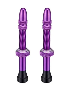 Coppia valvole tubeless strada e MTB Star Valvez 50 mm viola - Supacaz - FashionsVida