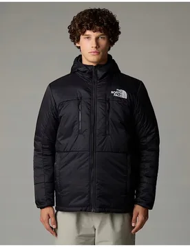Mens Limbara Himalayan Black Light Synthetic Hooded Jacket - Size Large - The North Face - FashionsVida