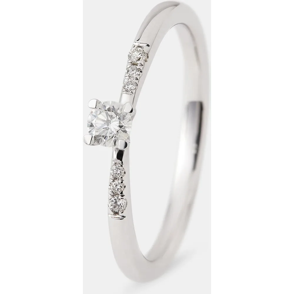Anillo de oro con diamante solitario - El Corte Inglés - FashionsVida