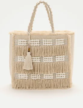 Bolso shopper boho maxi de playa - Tintoretto - FashionsVida