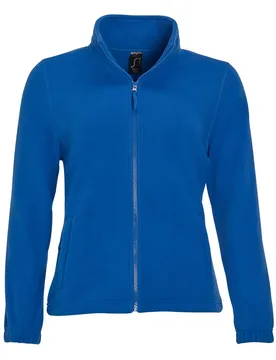 Womens/ladies North Full Zip Fleece Jacket (Royal Blue) - Size 2xl - SOLS - FashionsVida