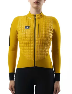 Giacca Ara Primaloft Mustard Yellow - Etxeondo - FashionsVida