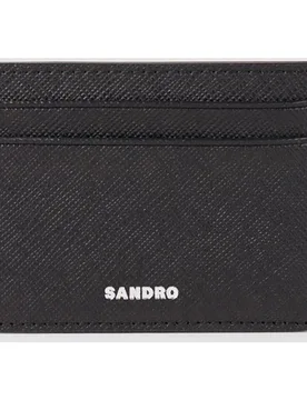 Tarjetero para hombre de cuero reconstituido con 4 ranuras - sandro - FashionsVida