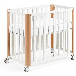 Pack Cuna evolutiva (90x50-120x60 cm) Doco PLUS + colchones Air-Foam 90x50 + 120x60