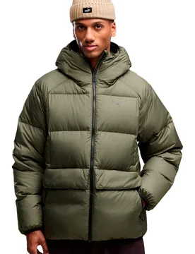 Hooded down puffer j chaquetas hombre Verde (M) - Puma - FashionsVida
