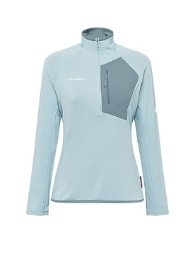 Camiseta funcional con cremallera para mujer Aenergy Light menta XS - Mammut - FashionsVida